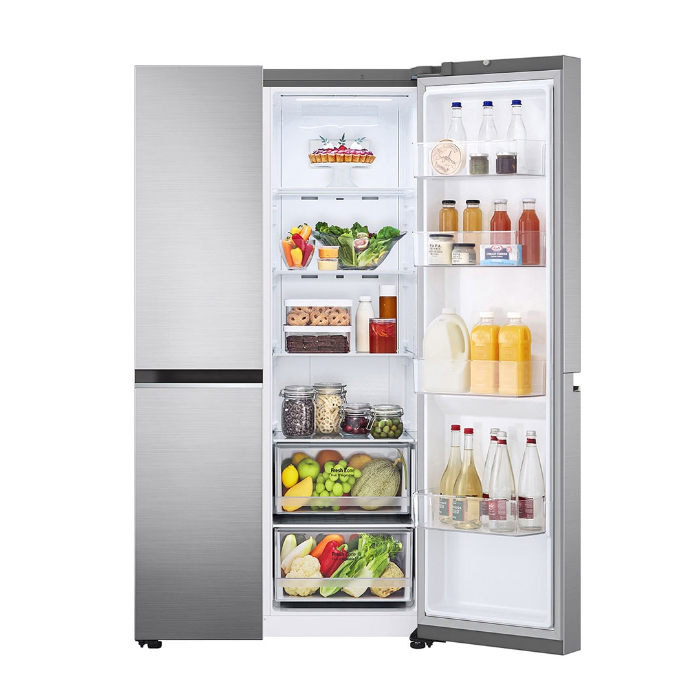 LG Kulkas Side by Side 655 Liter - GC-B257SLVL